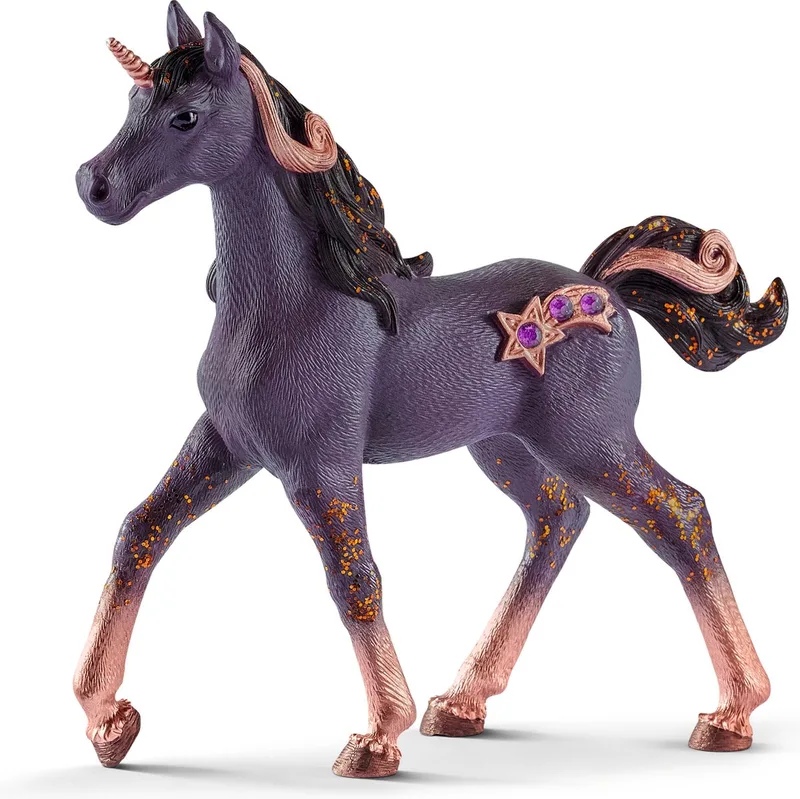 BAYALA Vallende-sterreneenhoorn, veulen - Speelfiguur - Kinderspeelgoed voor Jongens en Meisjes - 5 tot 12 jaar - 70580 van Schleich in Paars – productfoto