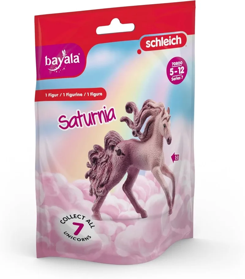 Bayala verzameleenhorn Saturnia - speelgoed eenhoorn figuur. van Schleich in Meerkleurig – productfoto