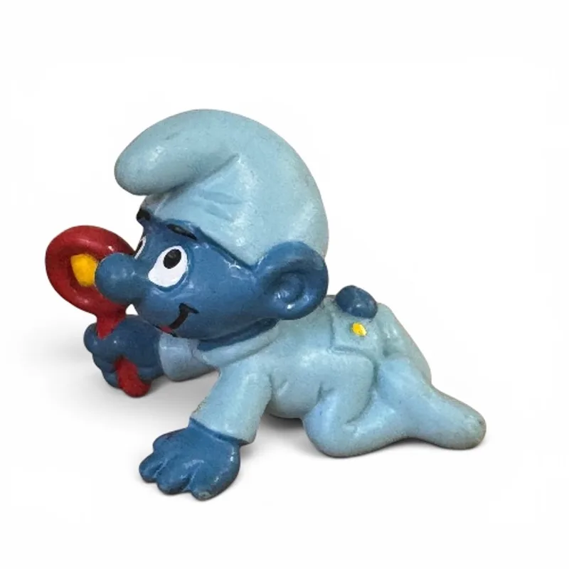 Blauwe baby smurf figuurtje - De smurfen, 4,5 cm - Schleich - De smurfen speelfiguurtje by Schleich in Blauw – product photo