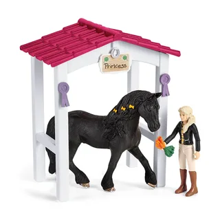 42437 Horse Box with HORSE CLUB Tori & Princess fra Schleich – produktbillede 4 af 4