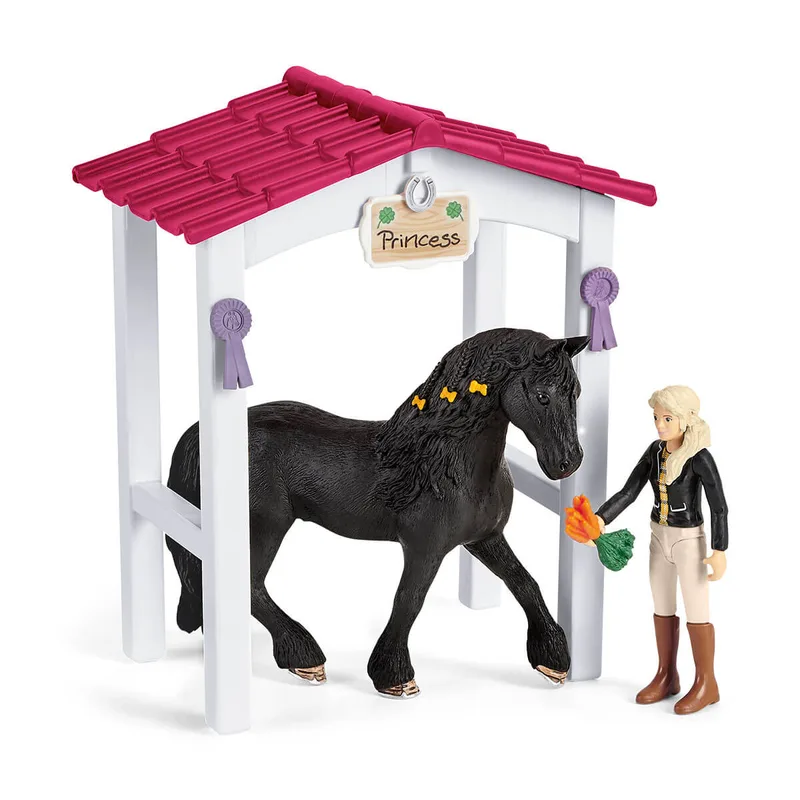 42437 Horse Box with HORSE CLUB Tori & Princess fra Schleich – produktbillede 4 af 4