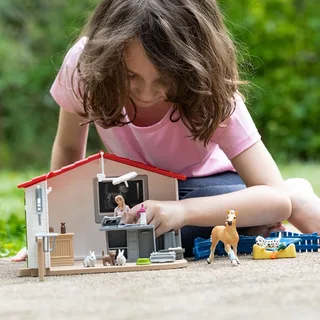 42502 Veterinarian practice with pets fra Schleich – miljøbillede 2 af 4