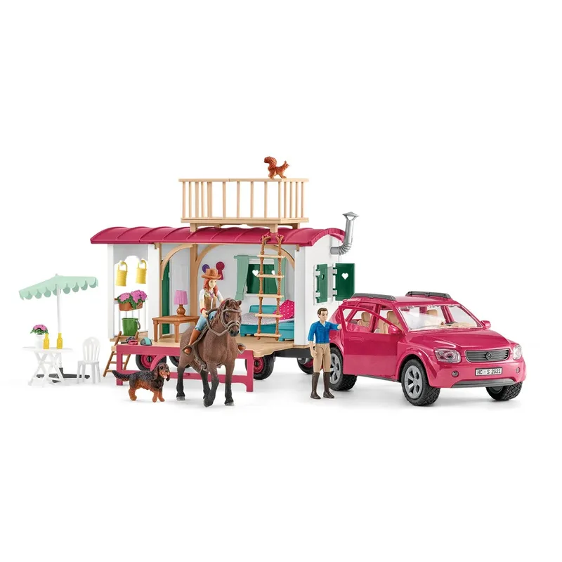 Voyage équestre avec caravane de Schleich – photo du produit 1 sur 4