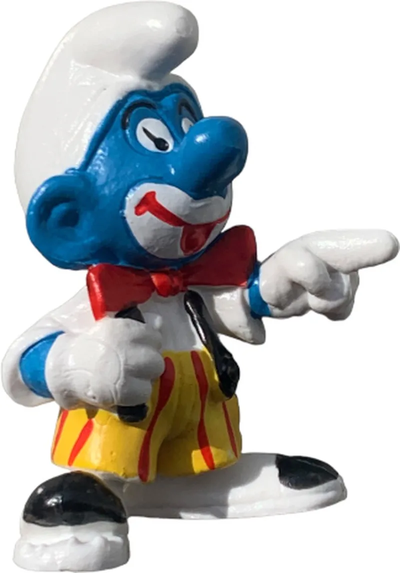 Clown Smurf - Schleich - De smurfen - 20033 - 6 cm by Schleich in Blauw geel rood wit – product photo