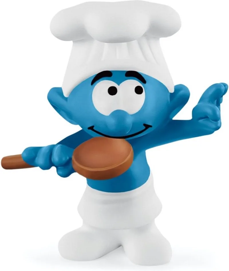 de Smurfen - Chef Smurf - 20831 de Schleich en Veelkleurig – photo du produit