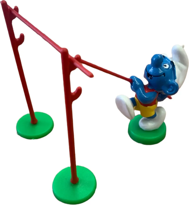 De smurfen - Polstokhoogspringer - Sportsmurf - 40506 - Schleich de Schleich en Groen – photo du produit