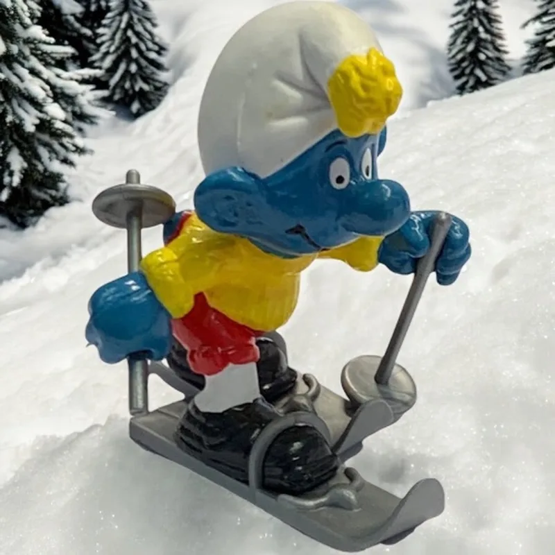 De smurfen - ski smurf - nr.40205 - Wintersport smurf - Speelfiguur - Schleich de Schleich en Multi – photo du produit