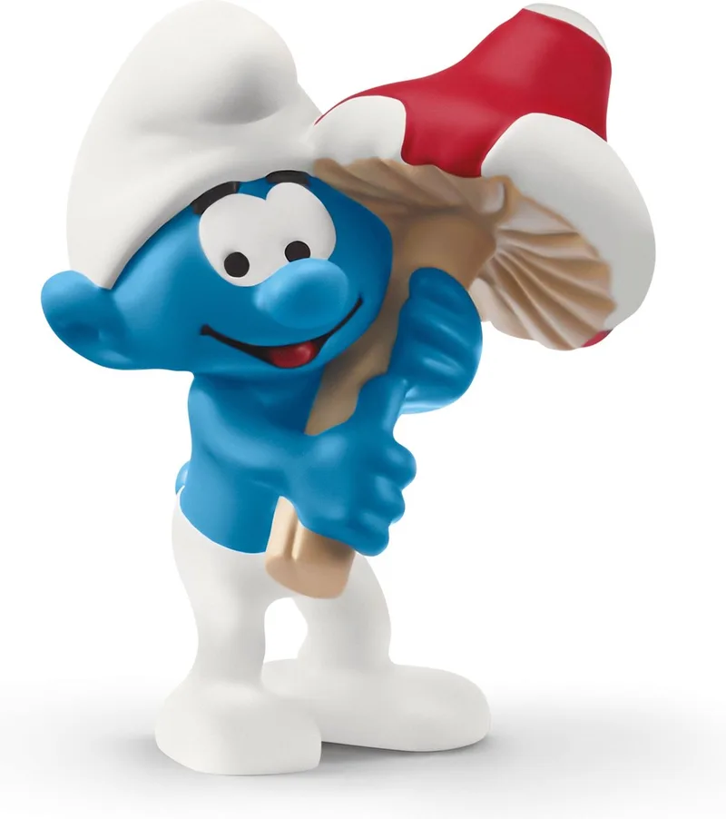 de Smurfen - Smurf met gelukspaddenstoel - 20819 by Schleich in Bruin – product photo