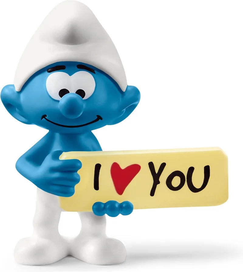 de Smurfen - Smurf met ik hou van jou - 20823 by Schleich in Bruin – product photo