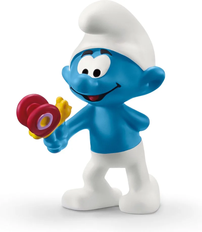 de Smurfen - Smurf met Vlinder - 20818 by Schleich in Bruin – product photo