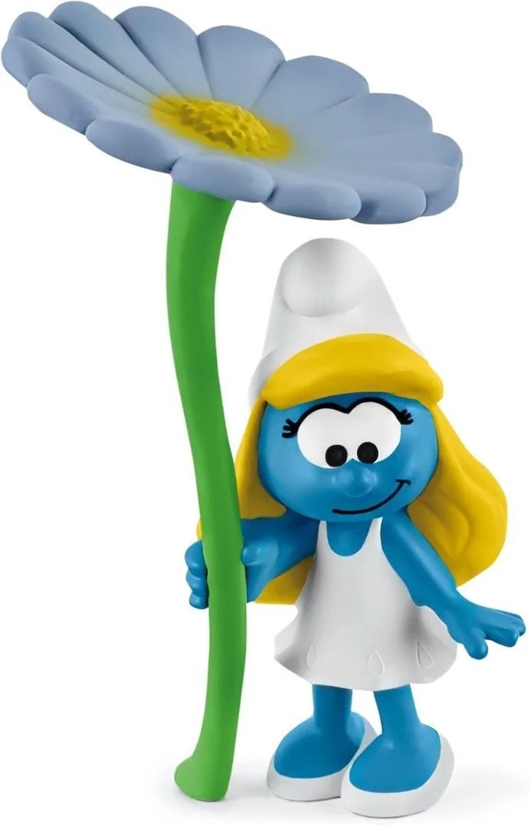 de Smurfen - Smurfin met Bloem - 20828 von Schleich in Bruin – Produktfoto