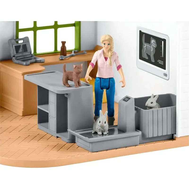 Cabinet Vétérinaire Pour Animaux De Ferme Et Animaux De Compagnie de Schleich – photo du produit 6 sur 6