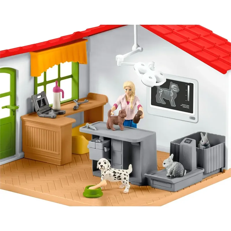 Cabinet Vétérinaire Pour Animaux De Ferme Et Animaux De Compagnie de Schleich – photo du produit 5 sur 6