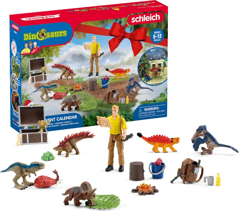 DINOSAURS - Adventskalender DINOSAURS 2023 - 98984 från Schleich i Dinosaurs – produktbild