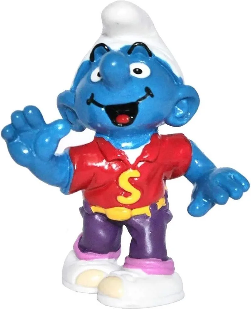 Disco Smurf dansend - De smurfen - Schleich - 20444 - 6 cm von Schleich in Paars blauw – Produktfoto