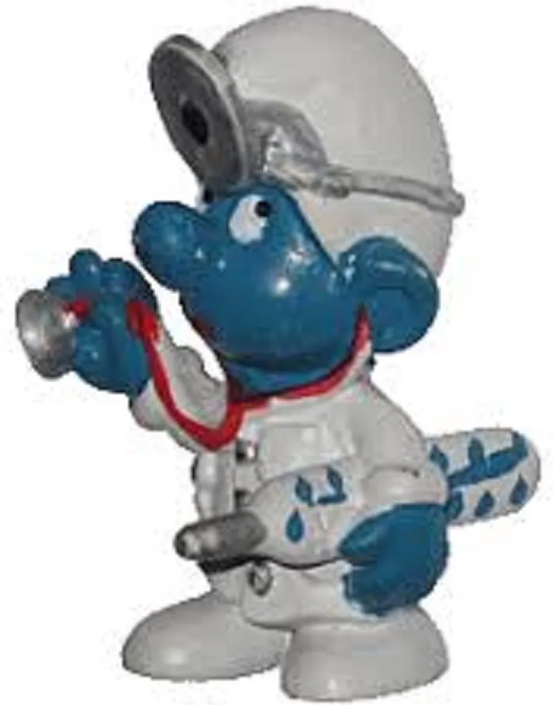 Dokter smurf - De smurfen - 20037 - Schleich - 6 cm - speelfiguurtje von Schleich in Multi – Produktfoto