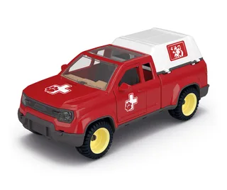 42727 Veterinarian Pick-up at the Farm fra Schleich – produktbillede 3 af 4