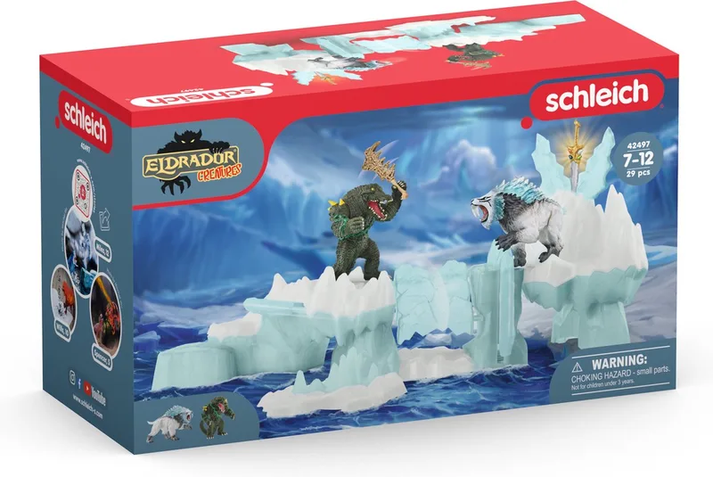 ELDRADOR CREATURES - Speelfigurenset - Aanval op de IJsrotsen - Kinderspeelgoed voor Jongens en Meisjes - 7 tot 12 jaar - 6 Onderdelen - 42497 fra Schleich i Multi – produktbillede
