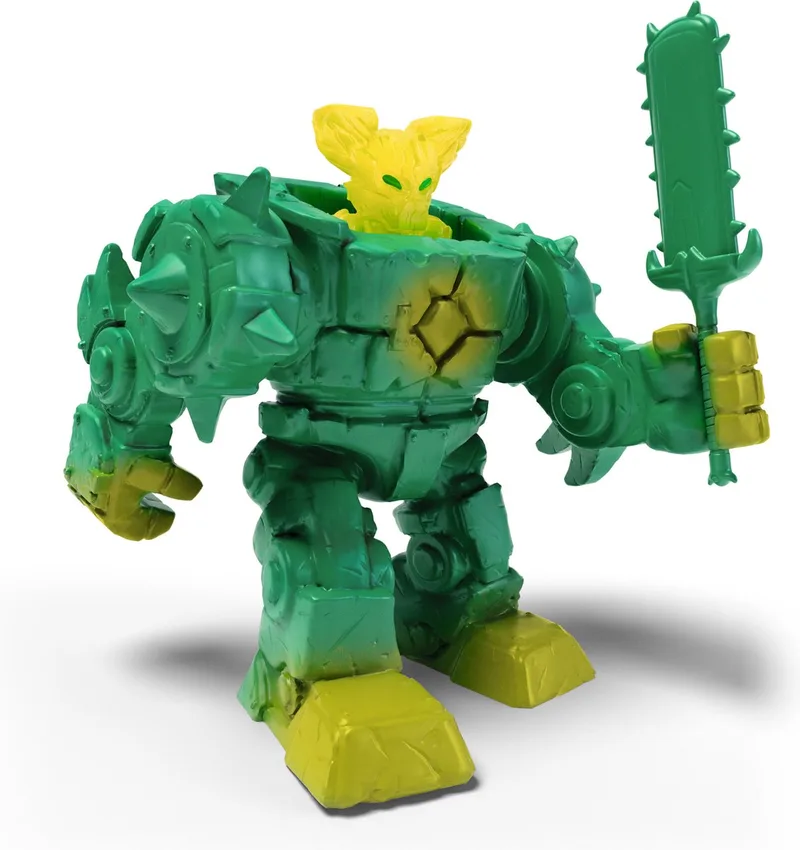 ELDRADOR MINI CREATURES - Jungle Robot - Speelfiguur - Kinderspeelgoed voor Jongens en Meisjes - 7 tot 12 jaar - 42548 fra Schleich i Groen – produktbillede