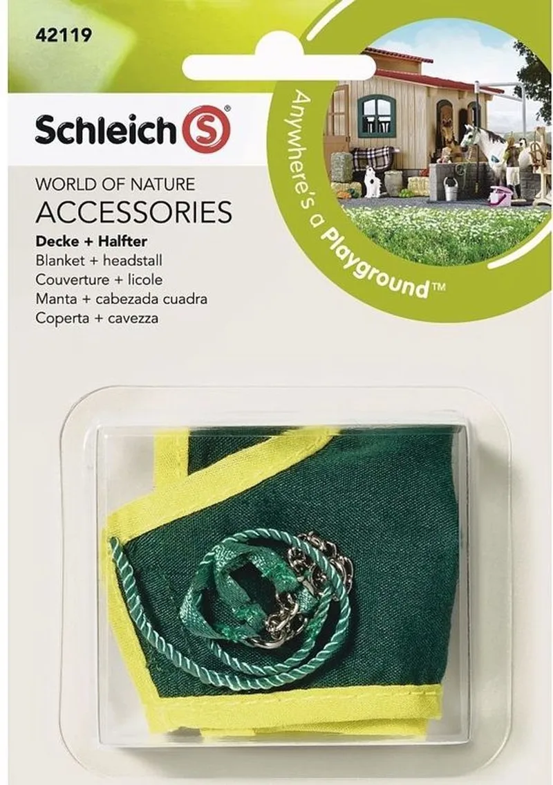 Farm Life Deken + Houder de Schleich en Groen – photo du produit