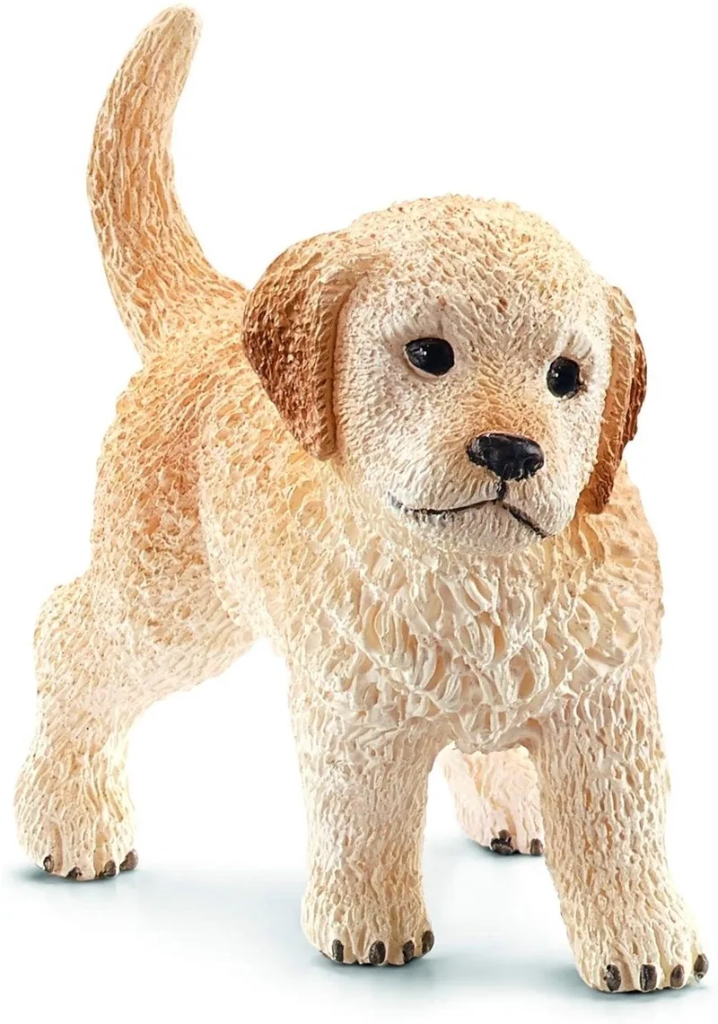 Farm World Golden Retriever puppy - speelfiguur hond. fra Schleich i Meerkleurig – produktbillede