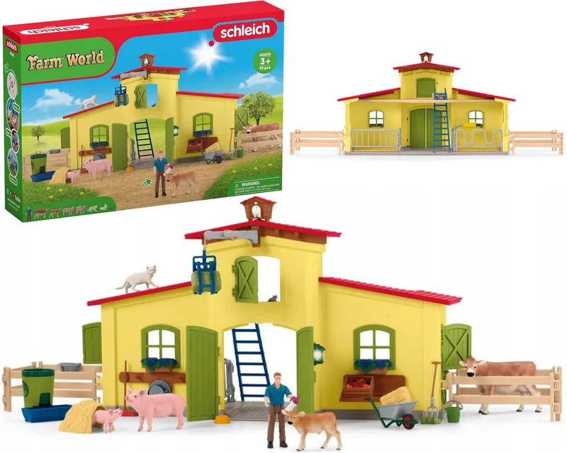 Farm World - Grote Boerderij met Dieren en Accessoires, Figurenset 3+ van Schleich – productfoto