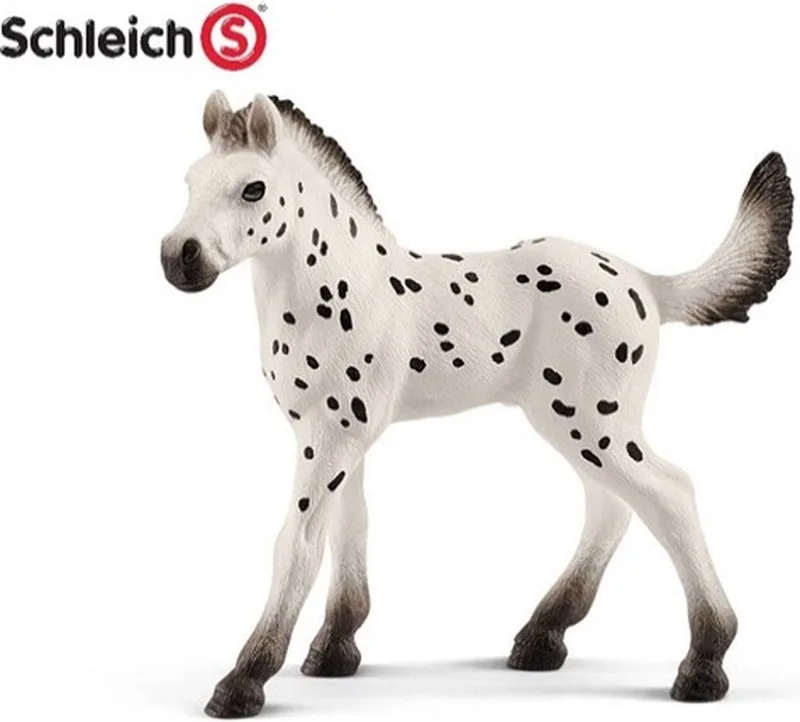 Farm World Knabstrupper veulen 8,5cm by Schleich in Zwart wit – product photo