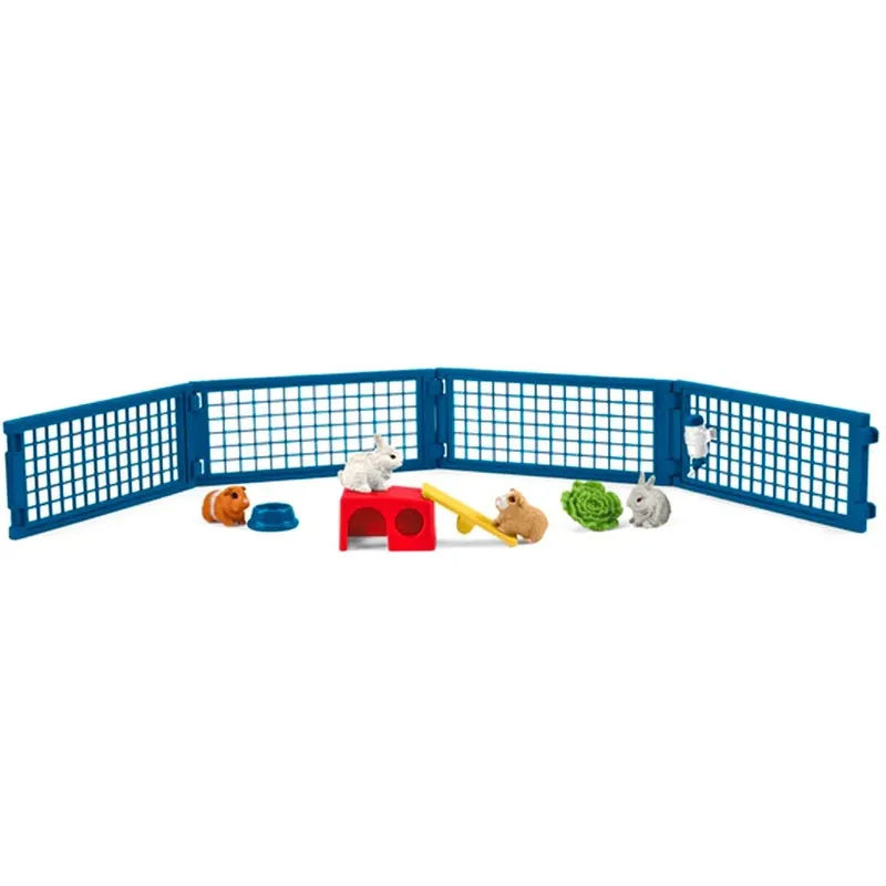 Clapier Et Cage Pour Lapins Et Cochons D´inde Farm World de Schleich – photo du produit 1 sur 6