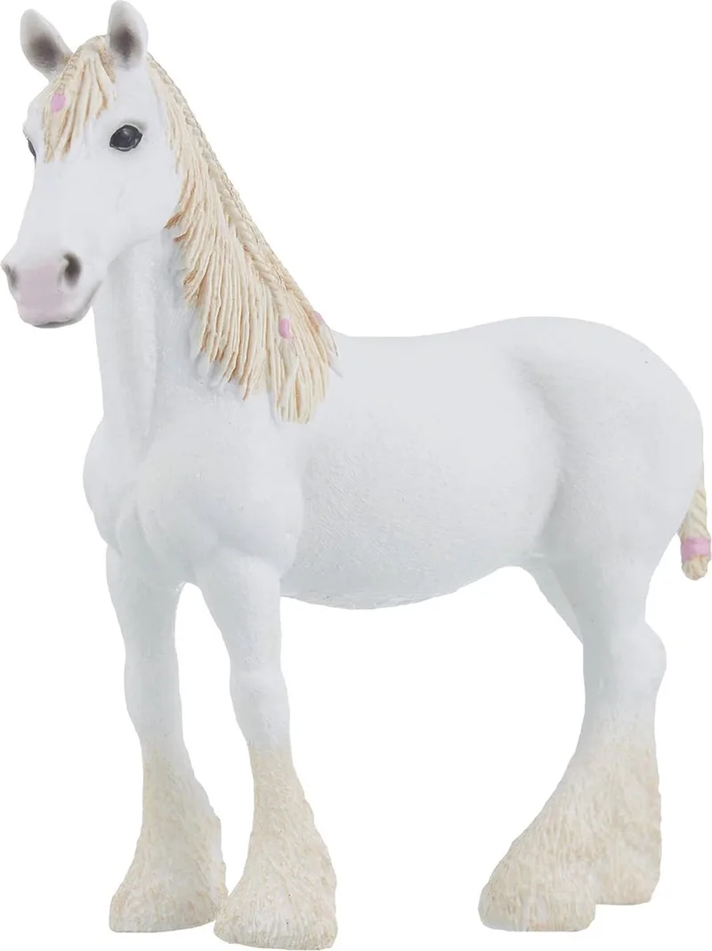 Farm World - Paardenfiguur, Shire Merrie, Figuren voor Kinderen 3+ by Schleich in Wit – product photo