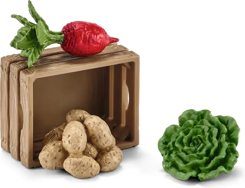 Farm World Varkens en Zwijnenvoer 42289 fra Schleich i Bruin – produktbillede