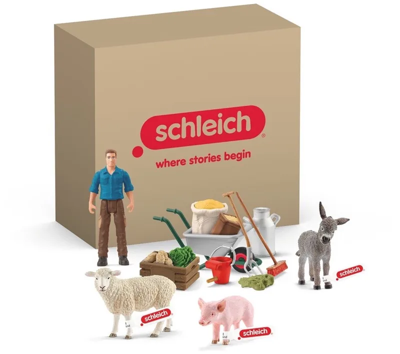 Farm World Voertijd op de boerderij 72287 by Schleich in Wit – product photo