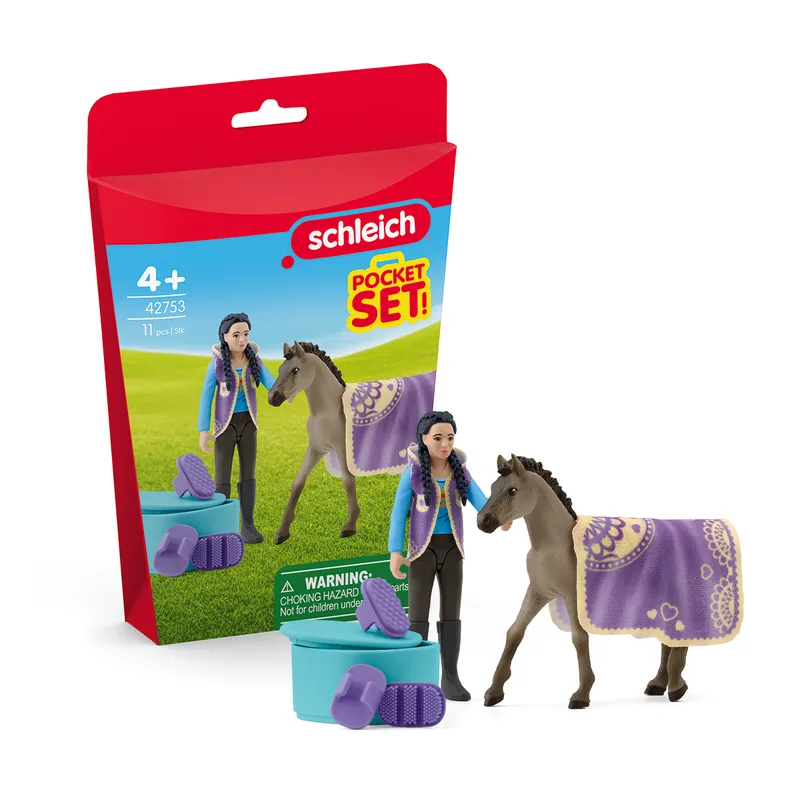 42753 Beauty Set mit Kim fra Schleich – produktbillede