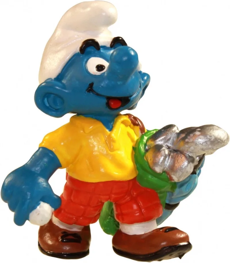 Golfer - De smurfen - speelfiguur van golf smurf (5 cm) - Schleich. von Schleich in Multi – Produktfoto