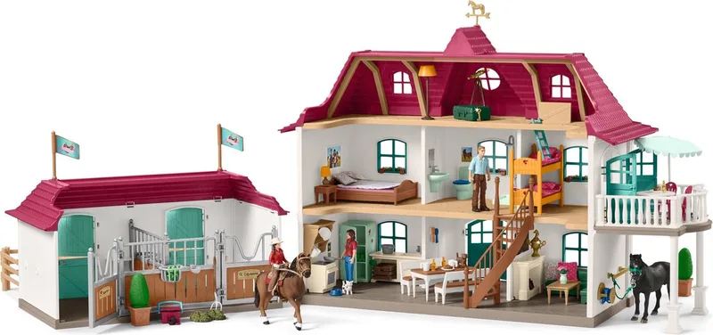 Grote Manege met Woning en Stal - Schleich von Schleich in Multi colour – Produktfoto