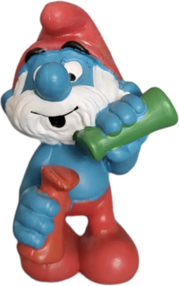 Grote smurf met lab glazen - laboratorium - Schleich - De Smurfen - 5,5 cm von Schleich in Rood – Produktfoto