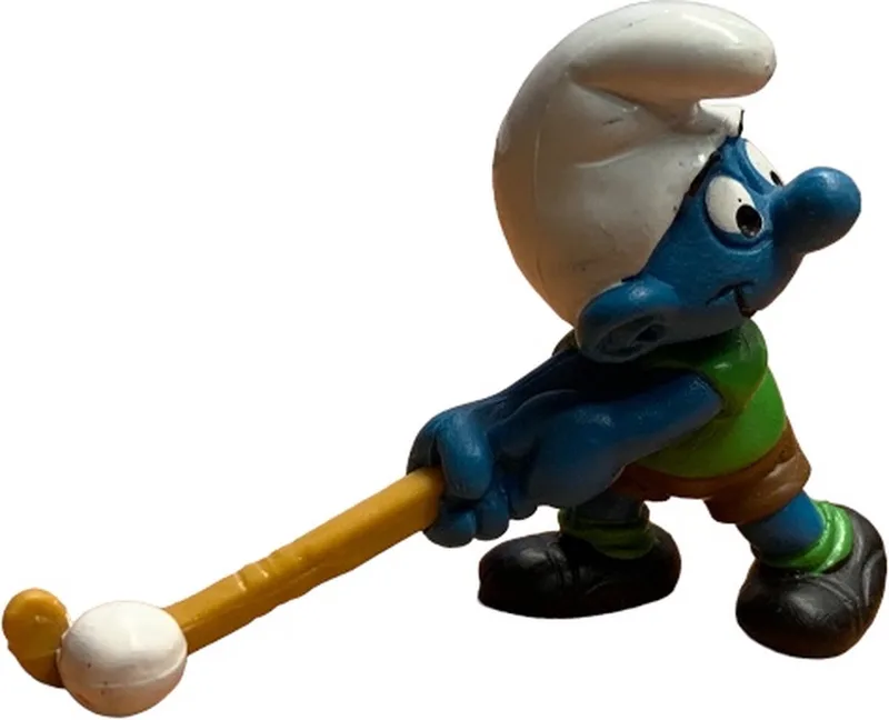 Hockey Smurf - Smurf met hockeystick - De Smurfen - Schleich - 6 cm von Schleich in Groen – Produktfoto