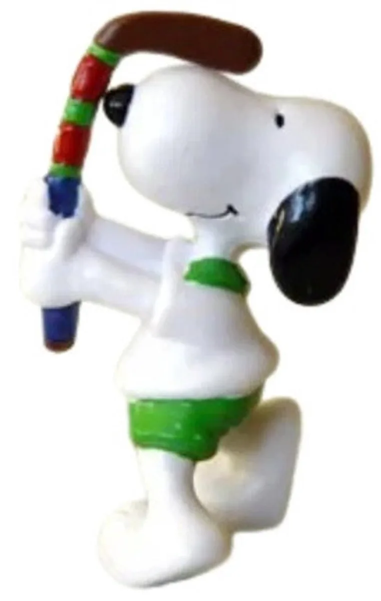 Hockey Snoopy - Peanuts - Snoopy-figuur - 22269 von Schleich in Groen bruin wit – Produktfoto