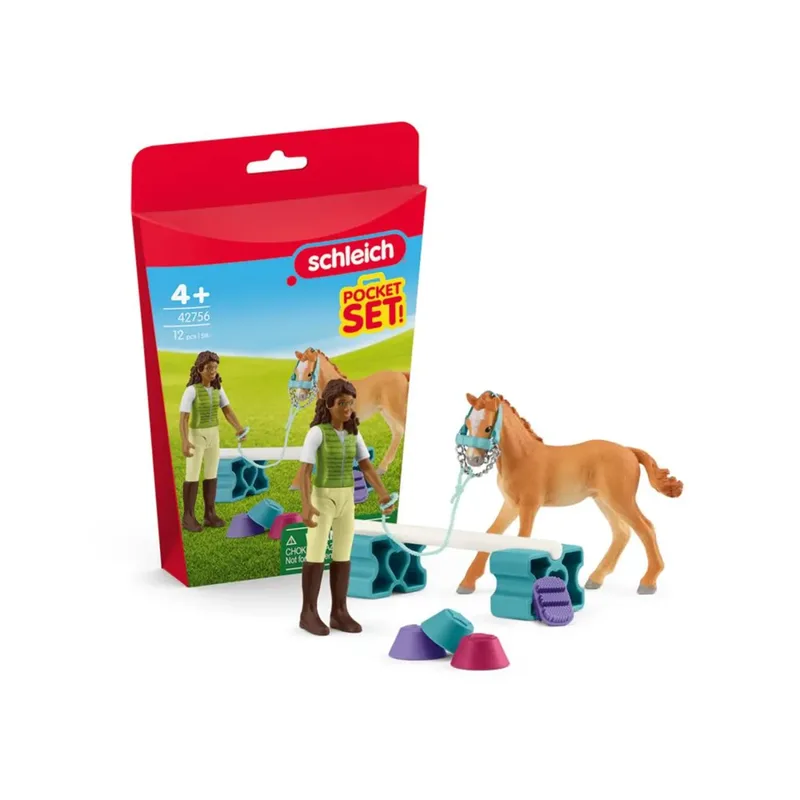 Horse Club 42756 Trainingsset mit Fohlen und Sarah van Schleich – productfoto
