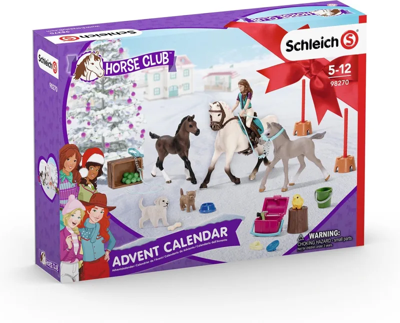HORSE CLUB- Adventskalender 2021 - Kinderspeelgoed voor Jongens en Meisjes - 5 tot 12 jaar de Schleich en Multi colour – photo du produit