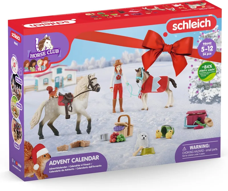 HORSE CLUB - Adventskalender Horse Club 2022 - Kinderspeelgoed voor Jongens en Meisjes - 5 tot 12 jaar 98642 van Schleich in Multikleur – productfoto