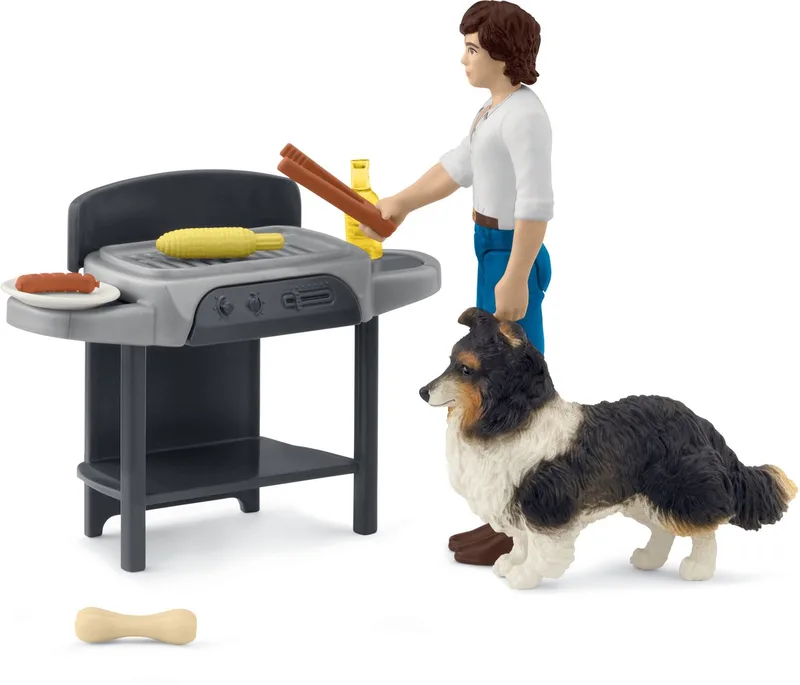 HORSE CLUB - Barbecue met Tom - 42754 by Schleich in Multikleur – product photo