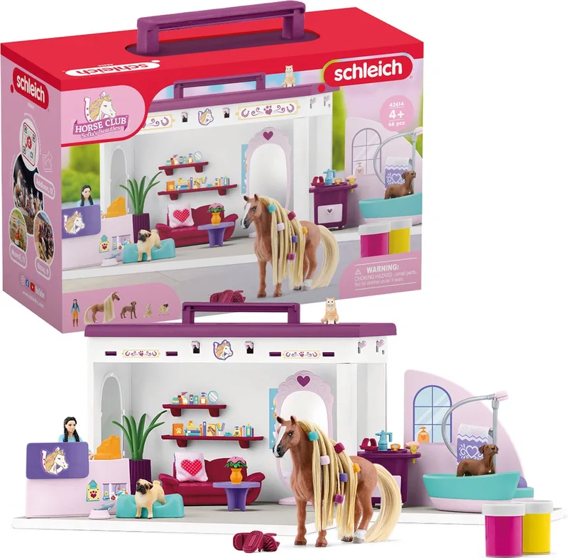 HORSE CLUB Sofia's Beauties - Dierensalon - 42614 fra Schleich i Multikleur – produktbillede