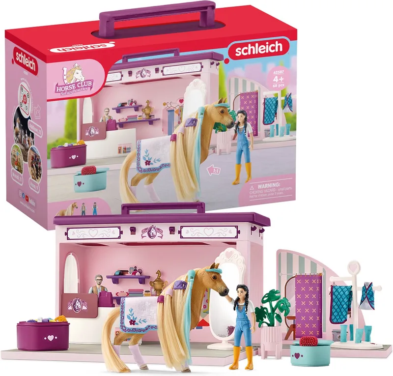 HORSE CLUB Sofia's Beauties - Pop-up-boetiek - Kinderspeelgoed voor Jongens en Meisjes - 4 tot 10 jaar - 42587 de Schleich en Multikleur – photo du produit