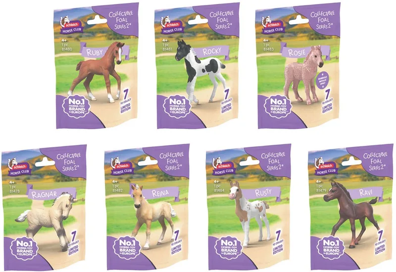 Horse Club verzamelveulens display 21 stuks - speelgoed paarden. by Schleich in Meerkleurig – product photo