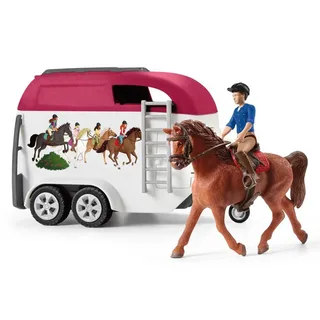 Club Hippique Aventure à Cheval Avec Voiture & Remorque de Schleich – photo du produit 6 sur 6