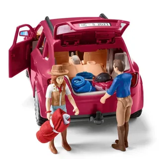 Club Hippique Aventure à Cheval Avec Voiture & Remorque de Schleich – photo du produit 5 sur 6