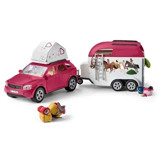 Club Hippique Aventure à Cheval Avec Voiture & Remorque de Schleich – photo du produit 2 sur 6