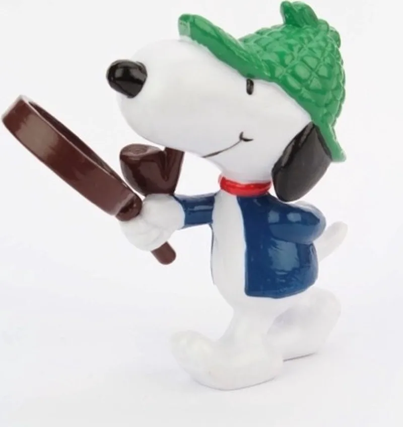 Peanuts - snoopy de detective - speelfiguur - 6 cm - schleich. von Schleich in Groen – Produktfoto