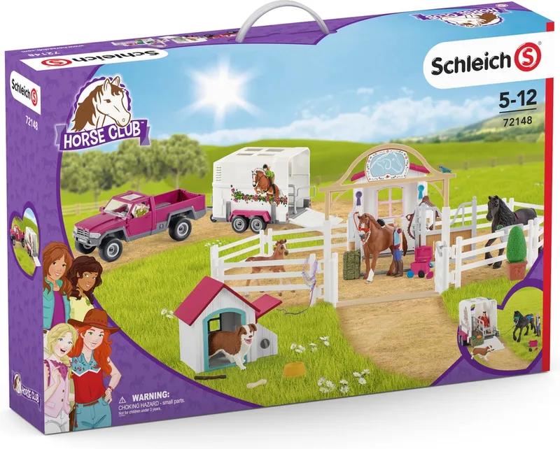 Reis naar de paddock von Schleich in Bruin – Produktfoto