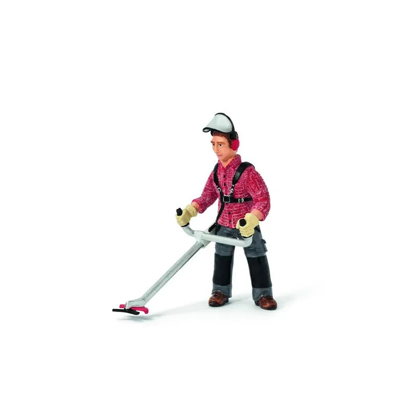 schleich® 13458 Arbeiter mit Motorsense by Schleich – product photo